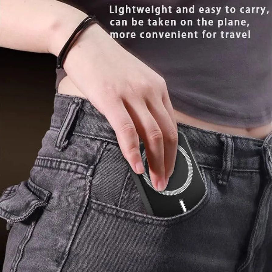 HATEMONDAY 10000mAh Magnetic Wireless Power Bank