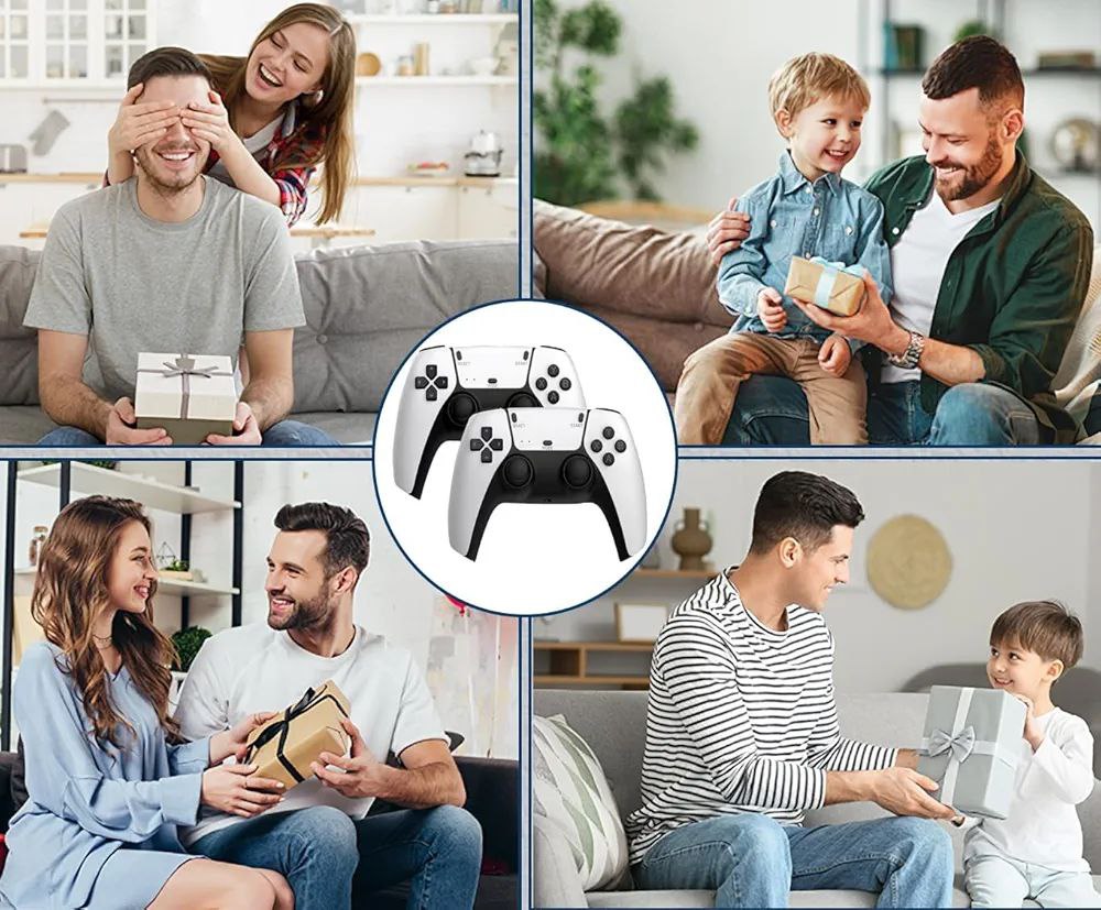 Retro HDMI Game Console Stick with 2 Wireless Controllers