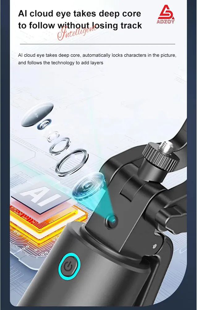 ADL-Q13 AI Tracking Selfie Stick Gimbal (180cm)