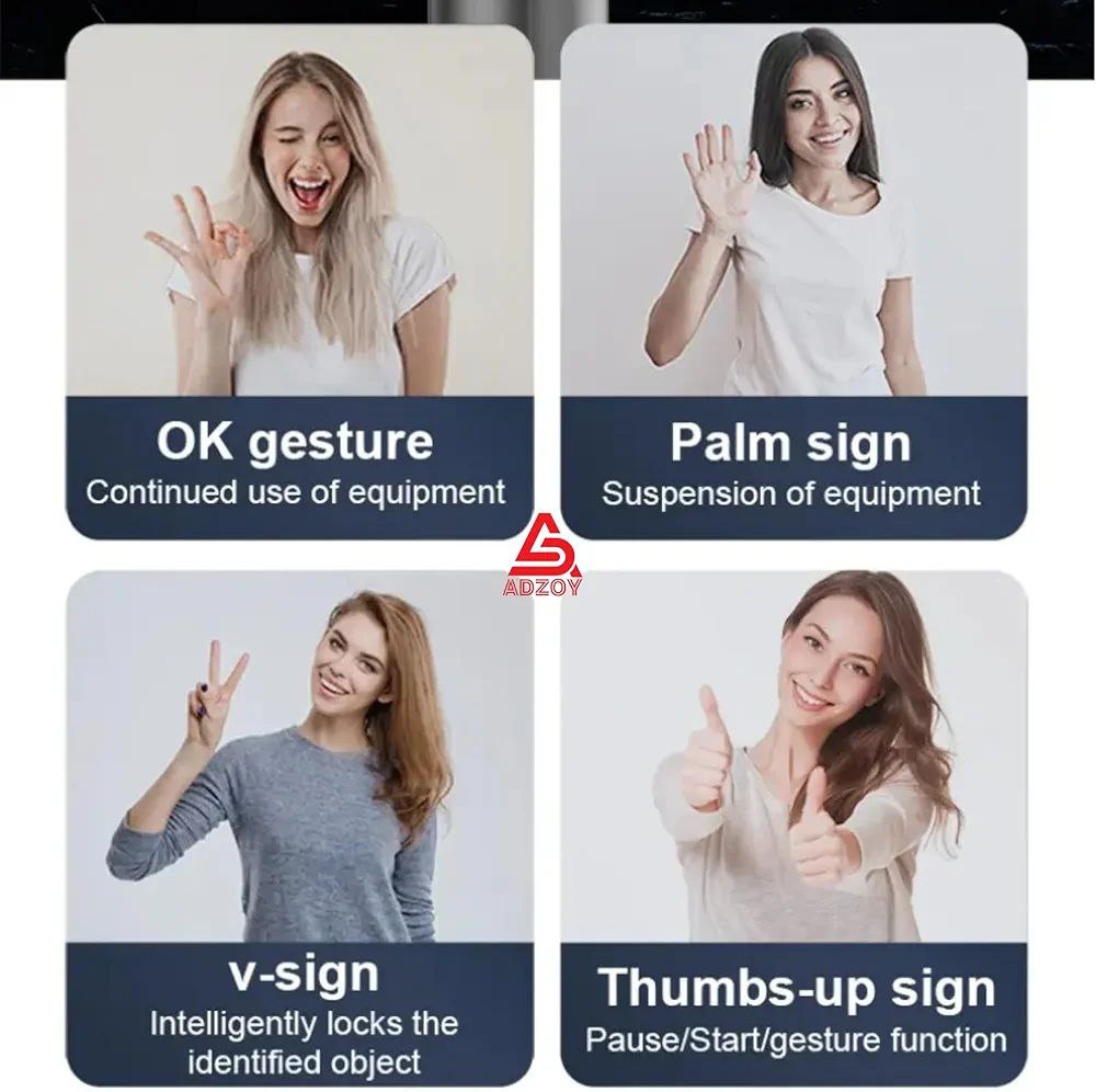 ADL-Q13 AI Tracking Selfie Stick Gimbal (180cm)