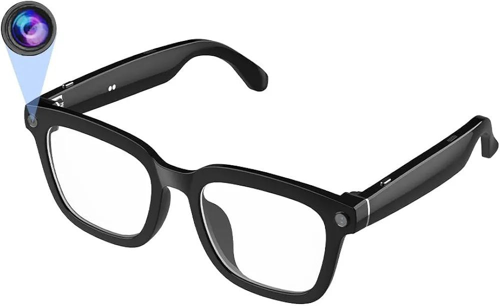 AI Smart Glasses with 1080P Camera & Bluetooth