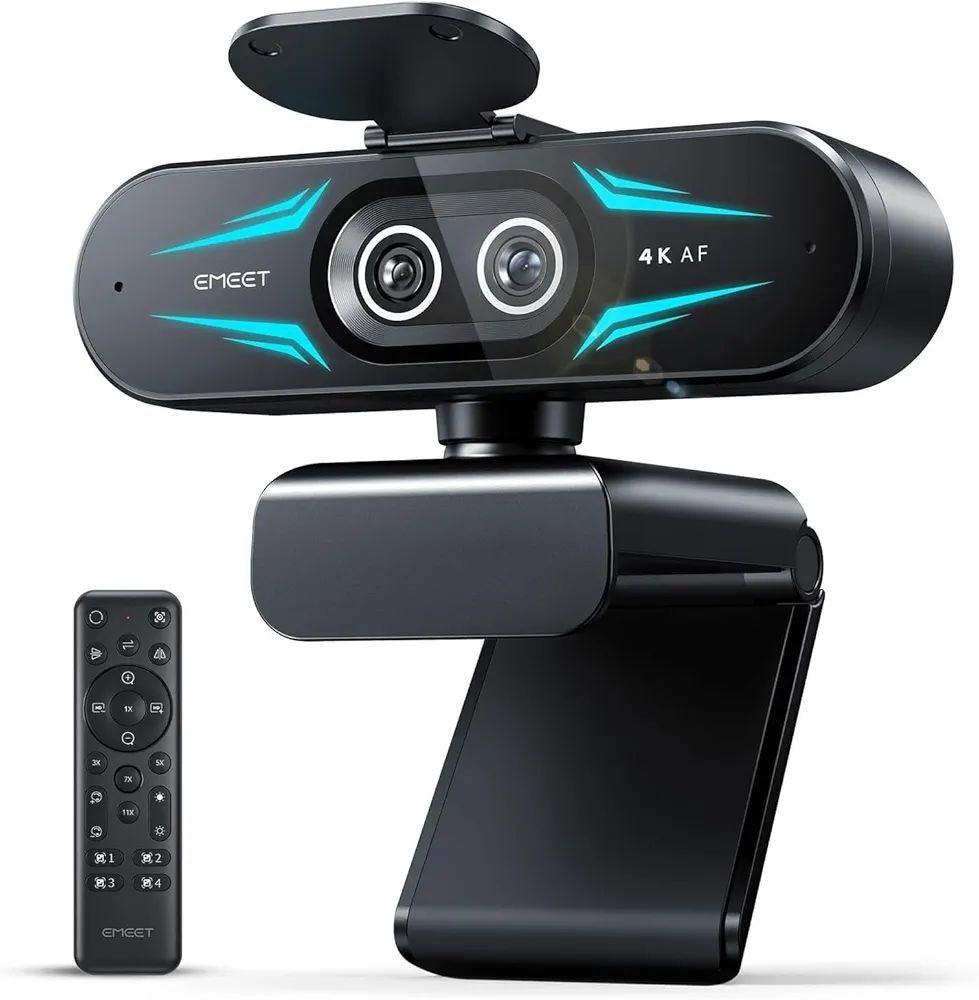 EMEET C60E 4K Dual-Camera Webcam